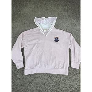 Sailor Moon Sweatshirt Womens Large Pink Chibi-Usa Luna Pullover Hot Topic
